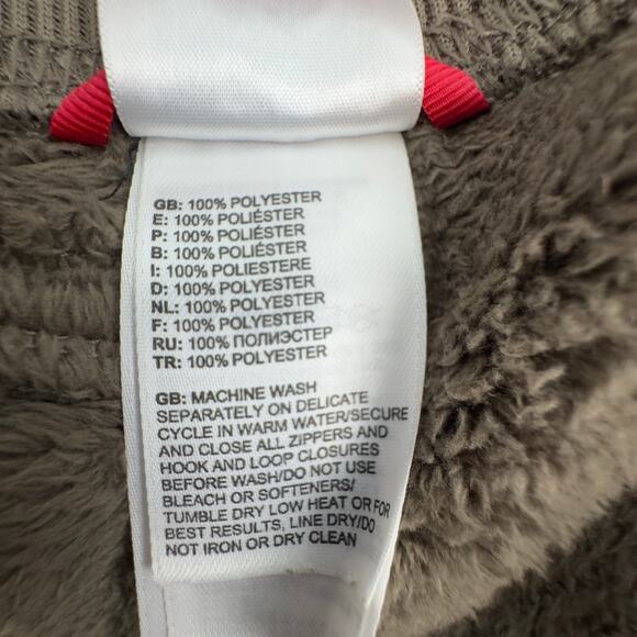 The North Face Osito Deep Pile Brown Cozy Fleece Fuzzy Pants Women’s Size XL - Picture 6 of 8